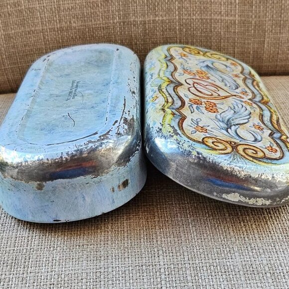 Brighton Sunglasses Case Can Metal hard Case for Glasses Vintage Case only - Picture 8 of 8